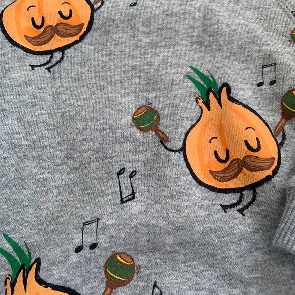 Little Alien Kids Mr. Onion Musician Fleece Sweatshirt 18-24 Months - Picture 5 of 5